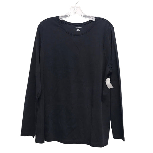 BLACK TOP LS by LANDS END Size:1X