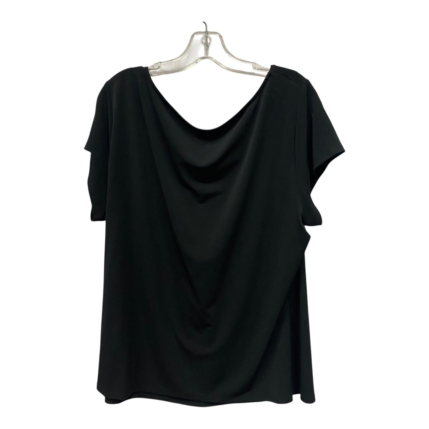 Top Ss By Worthington In Black, Size:2X