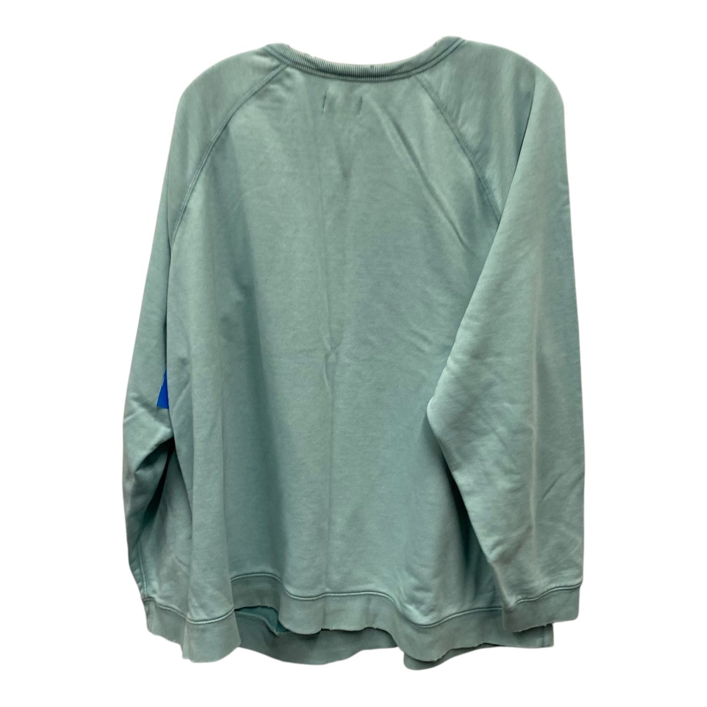 Sweatshirt Crewneck By Lane Bryant In Blue, Size:3X