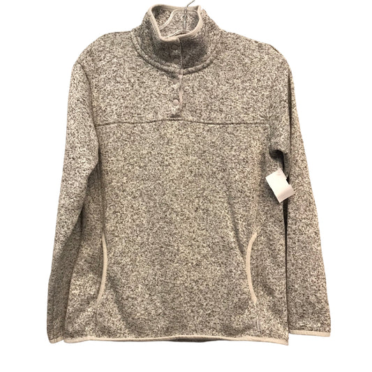 Sweatshirt Collar By Eddie Bauer In Grey, Size:M