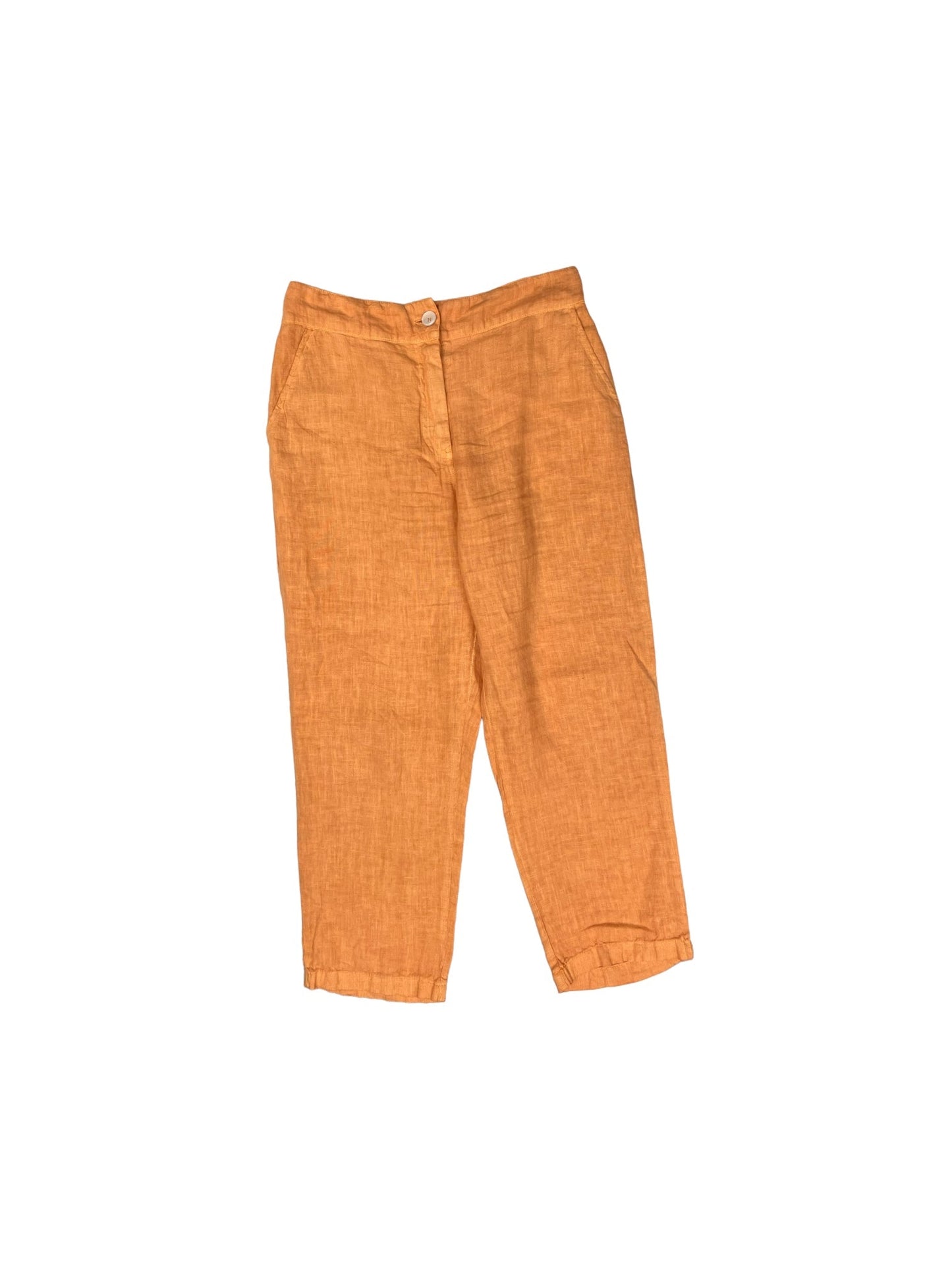 Orange Capris HARIS COTTON, Size L