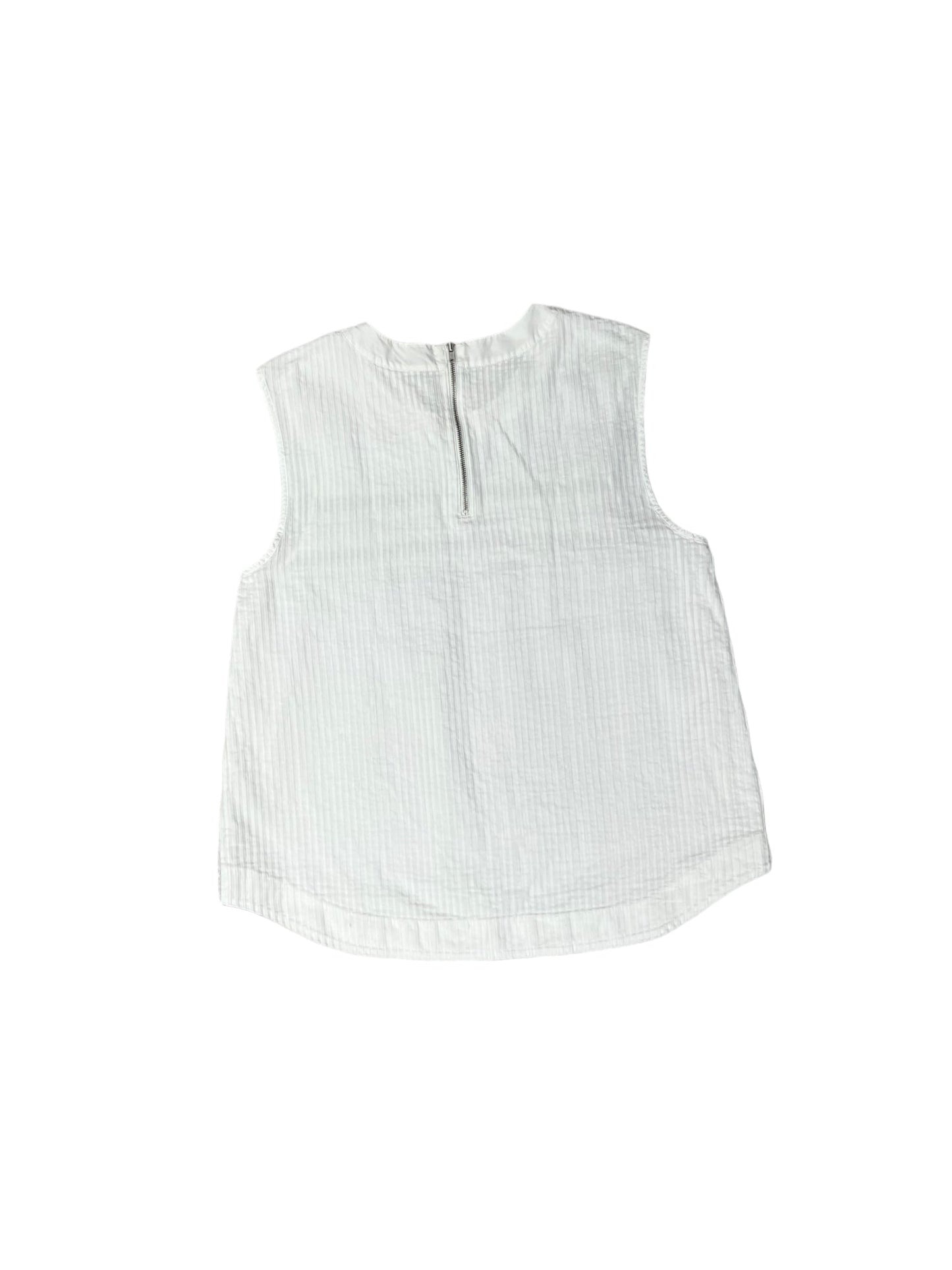 White Top Sleeveless J. Crew, Size 10