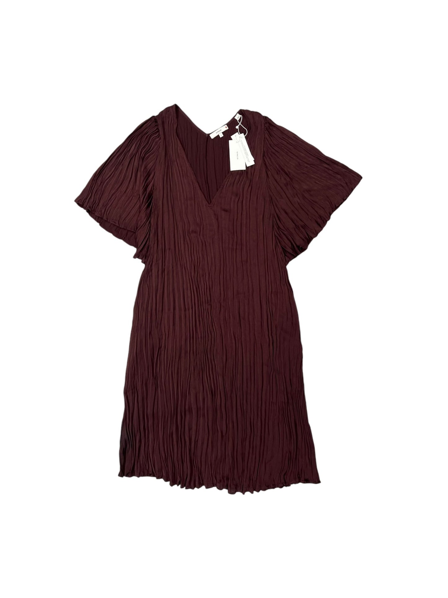 Dress Casual Midi By Vince In Maroon, Size: L