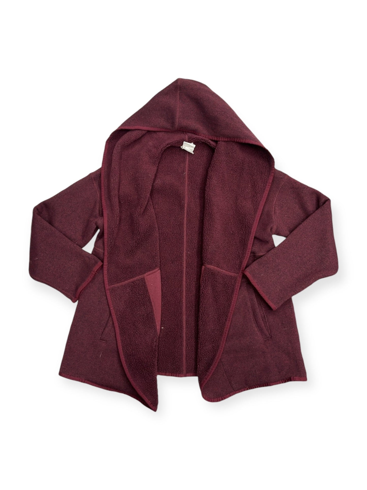 Athletic Fleece By The North Face In Maroon, Size: M