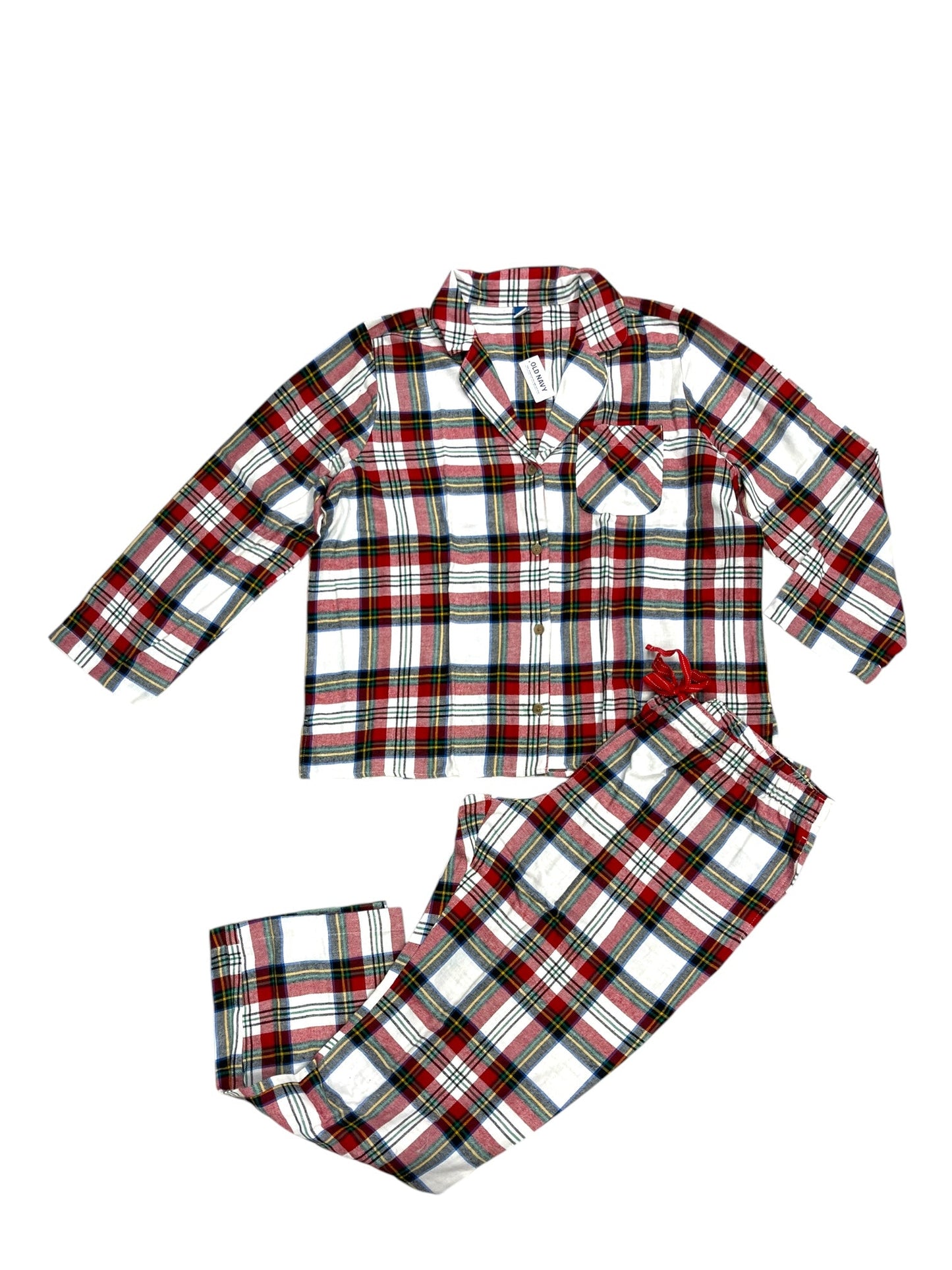 Pajamas 2pc By Old Navy In Plaid Pattern, Size: Xl