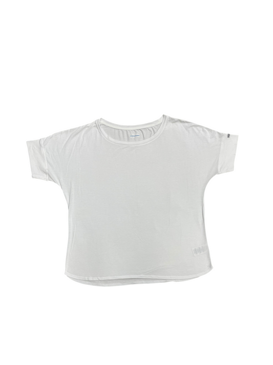 Athletic Top Short Sleeve By Columbia In White, Size: Xl