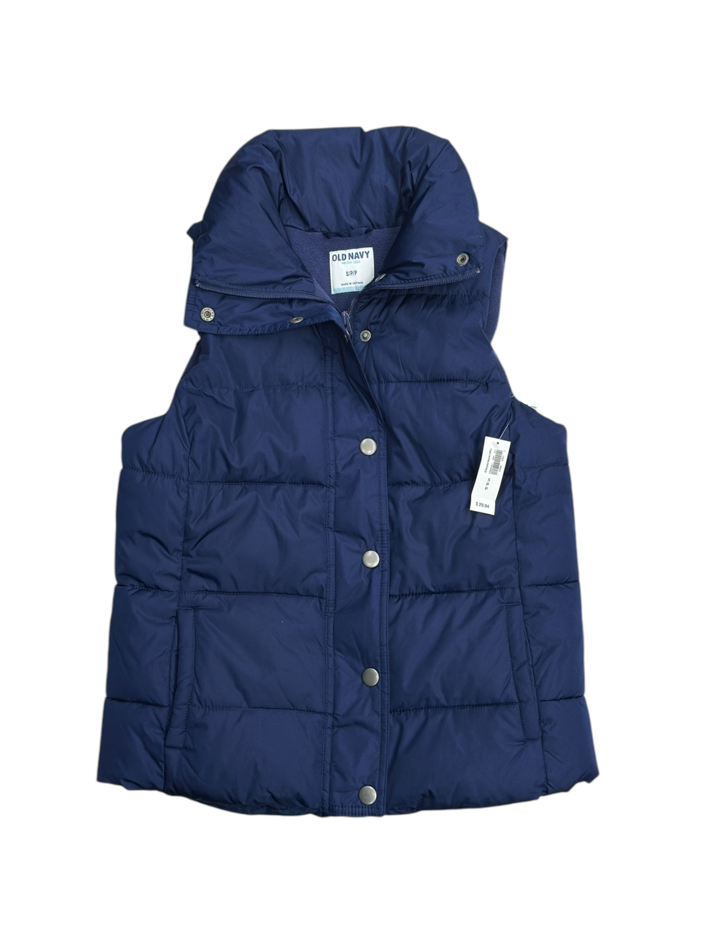 Vest Puffer & Quilted By Old Navy In Navy, Size: S