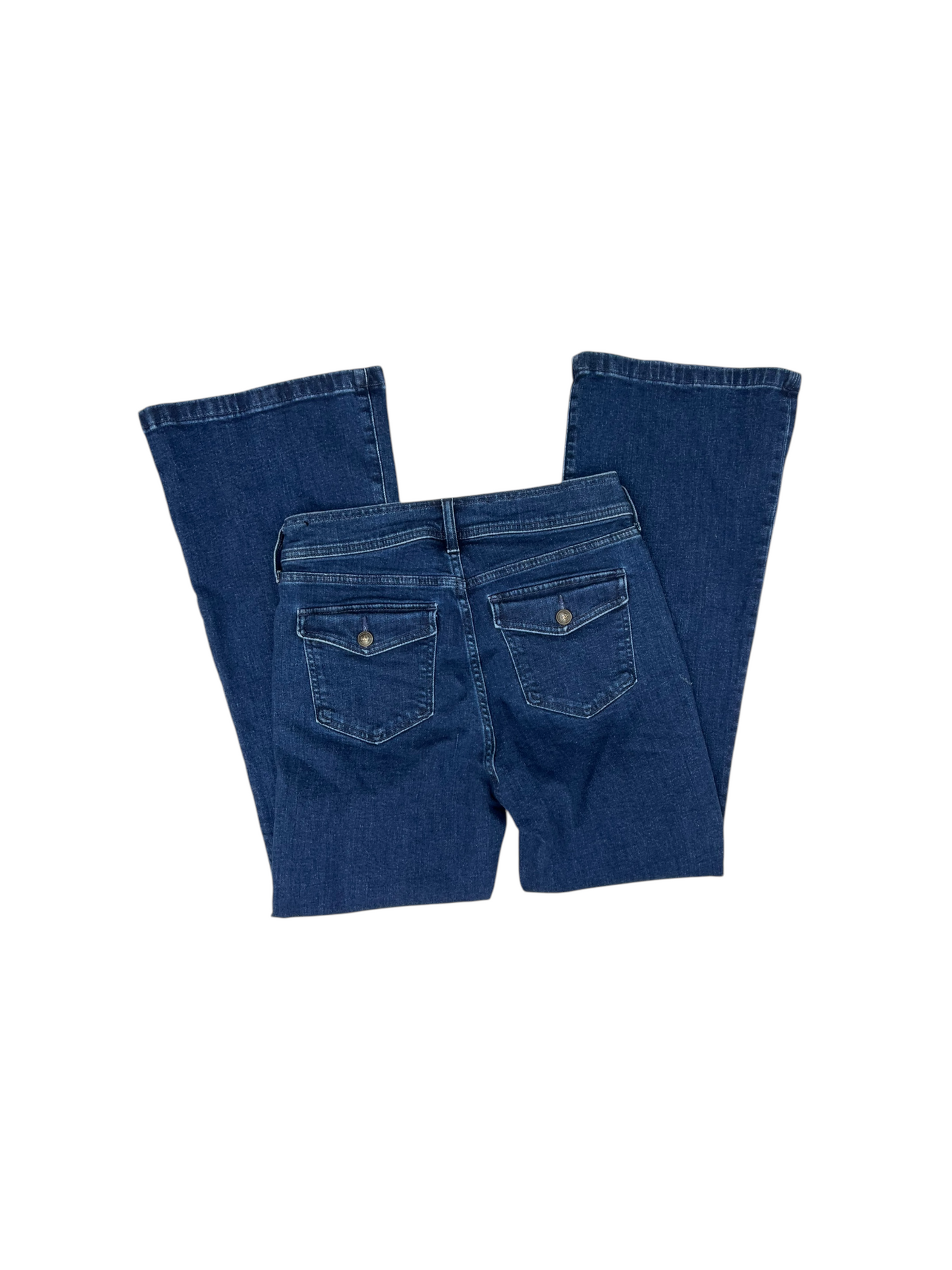 Jeans Flared By Gap In Blue Denim, Size: 10