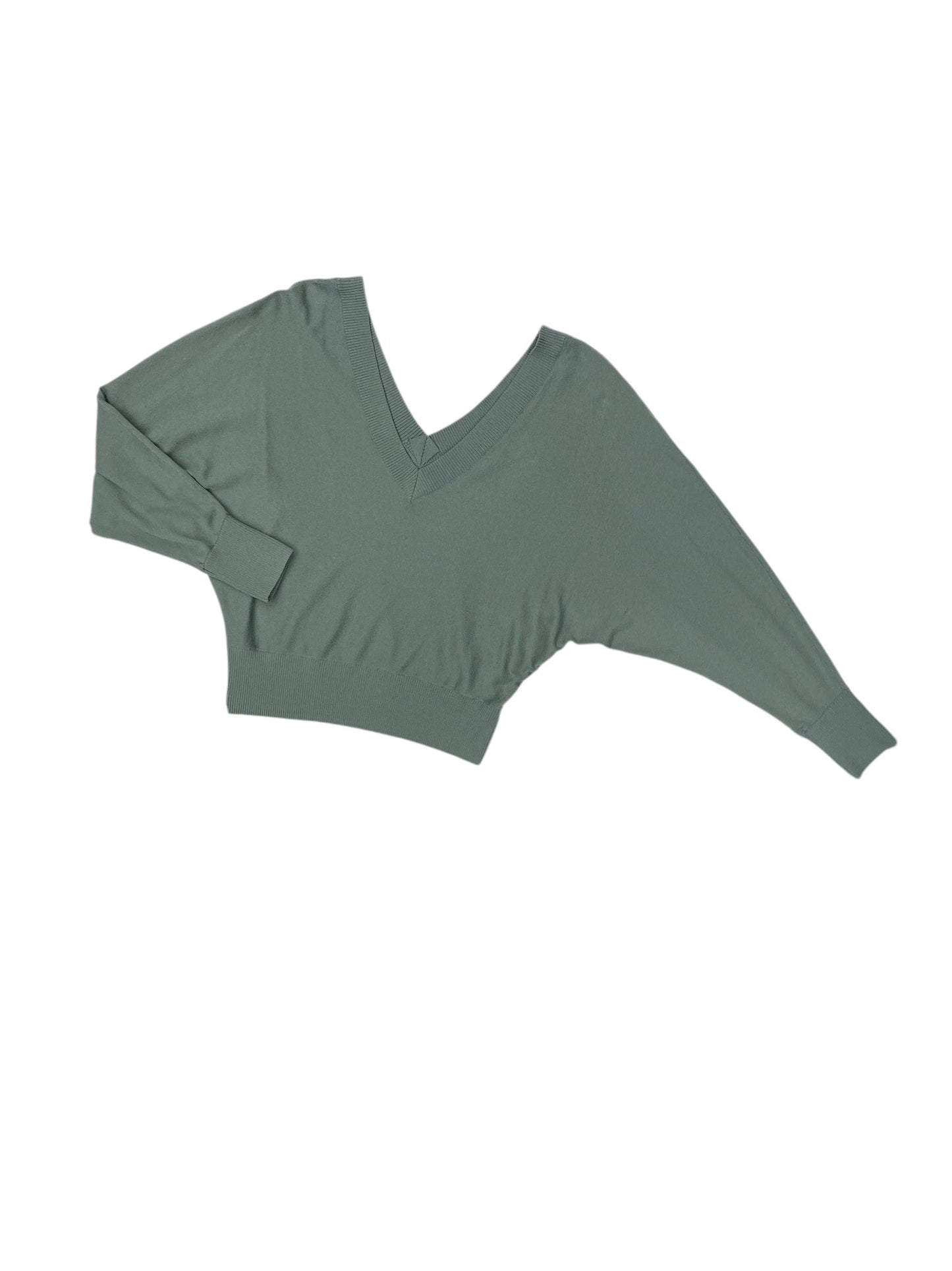 Top Long Sleeve By Express In Green, Size: M