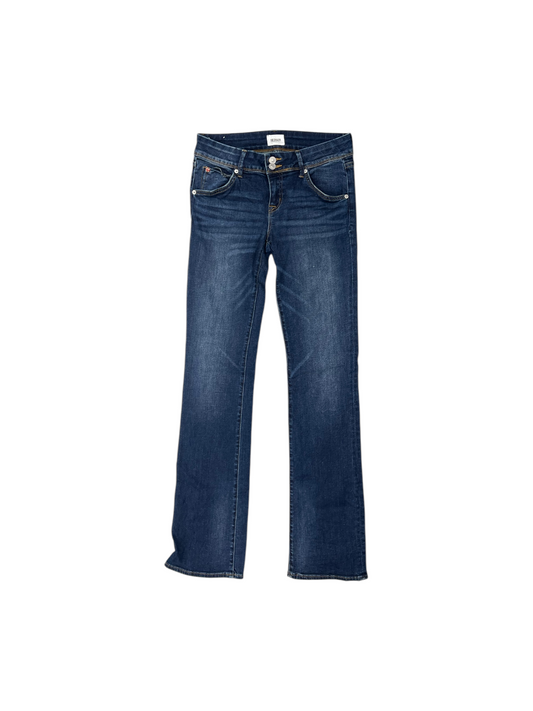 Jeans Boot Cut By Hudson In Blue Denim, Size: 28