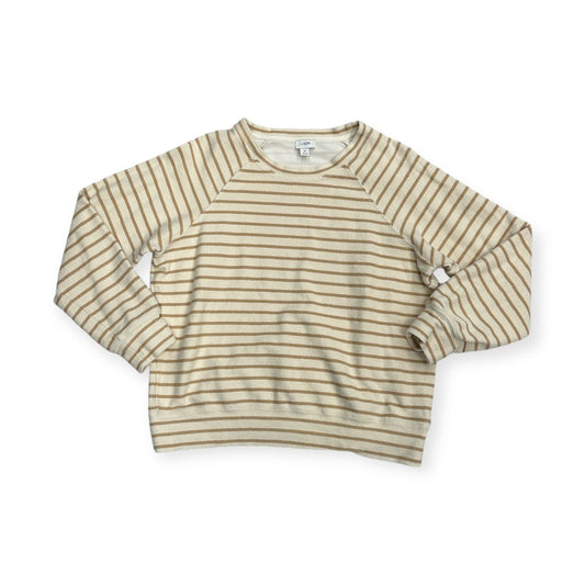 Top Long Sleeve By J. Crew In Striped Pattern, Size: M