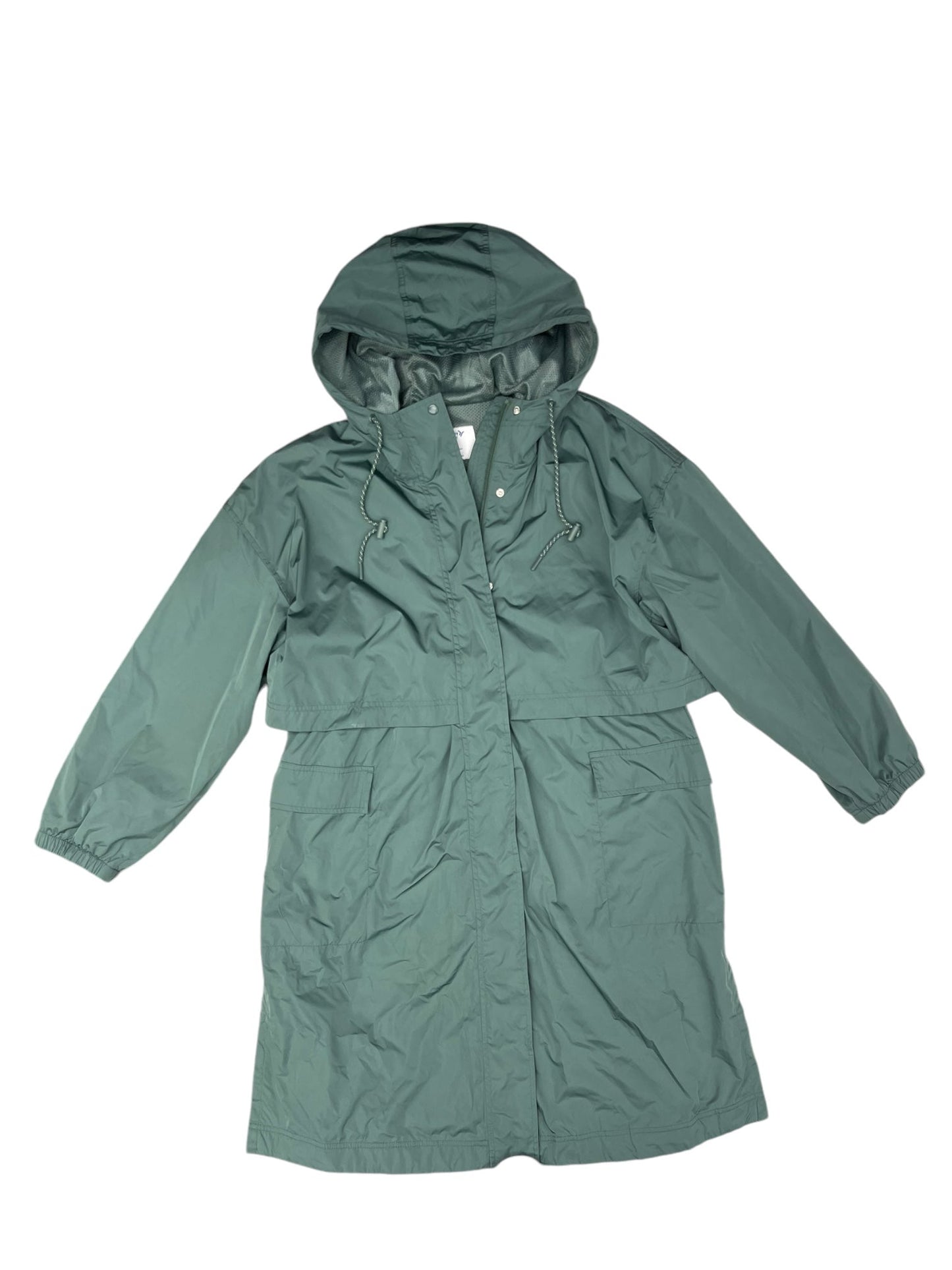 Jacket Windbreaker By Old Navy In Green, Size: L