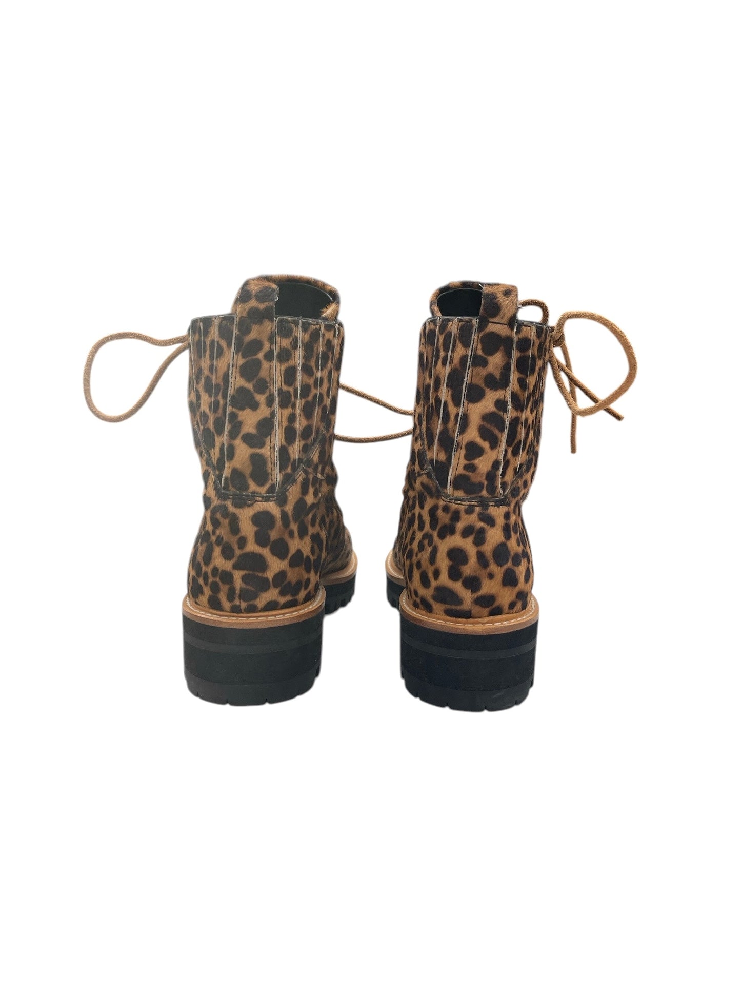 Boots Combat By Marc Fisher In Animal Print, Size: 7