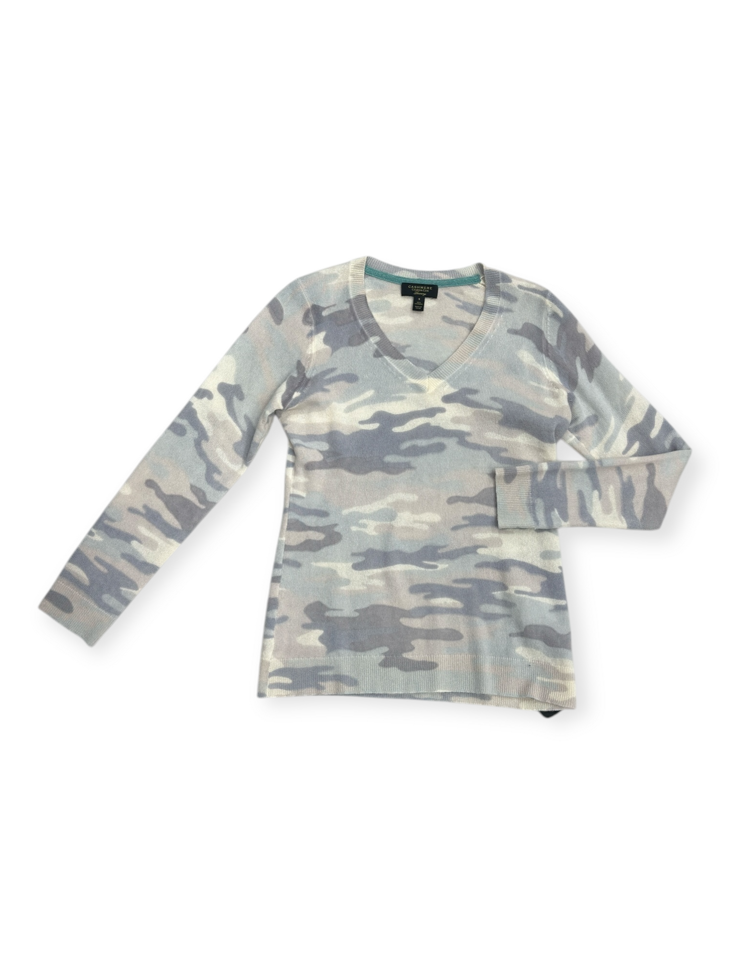 Sweater Cashmere By Charter Club In Camouflage Print, Size: S