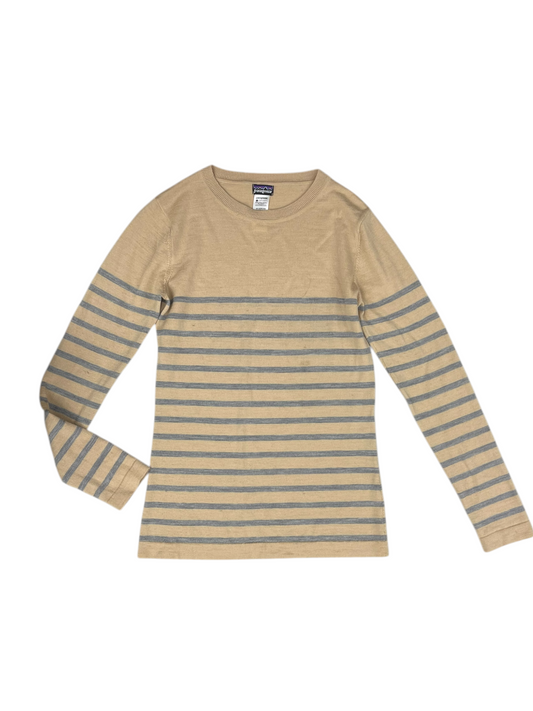 Sweater By Patagonia In Tan, Size: S