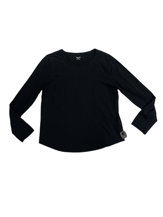 Top Long Sleeve Basic By Madewell In Black, Size: Xl