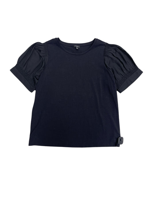 Top Short Sleeve By Talbots In Black, Size: 1x