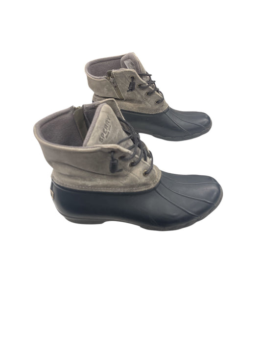 Boots Snow By Sperry In Black & Grey, Size: 11