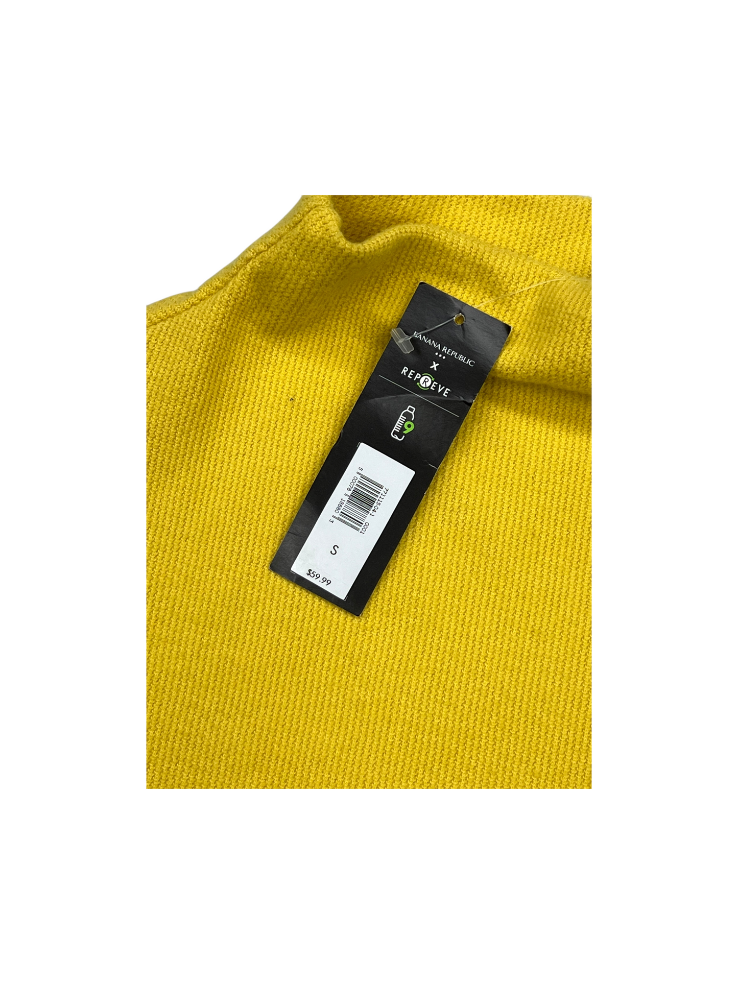 Top Long Sleeve By Banana Republic In Yellow, Size: S