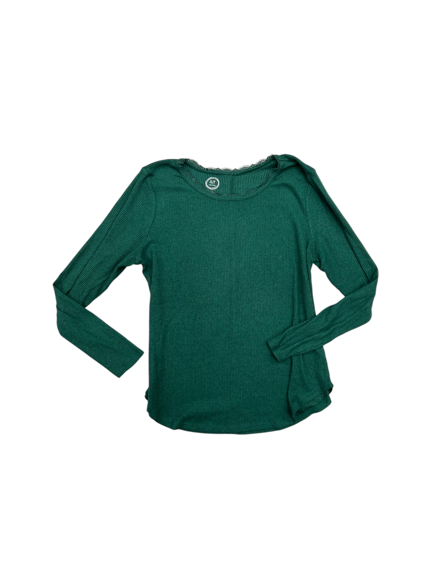 Top Long Sleeve By Maurices In Green, Size: L