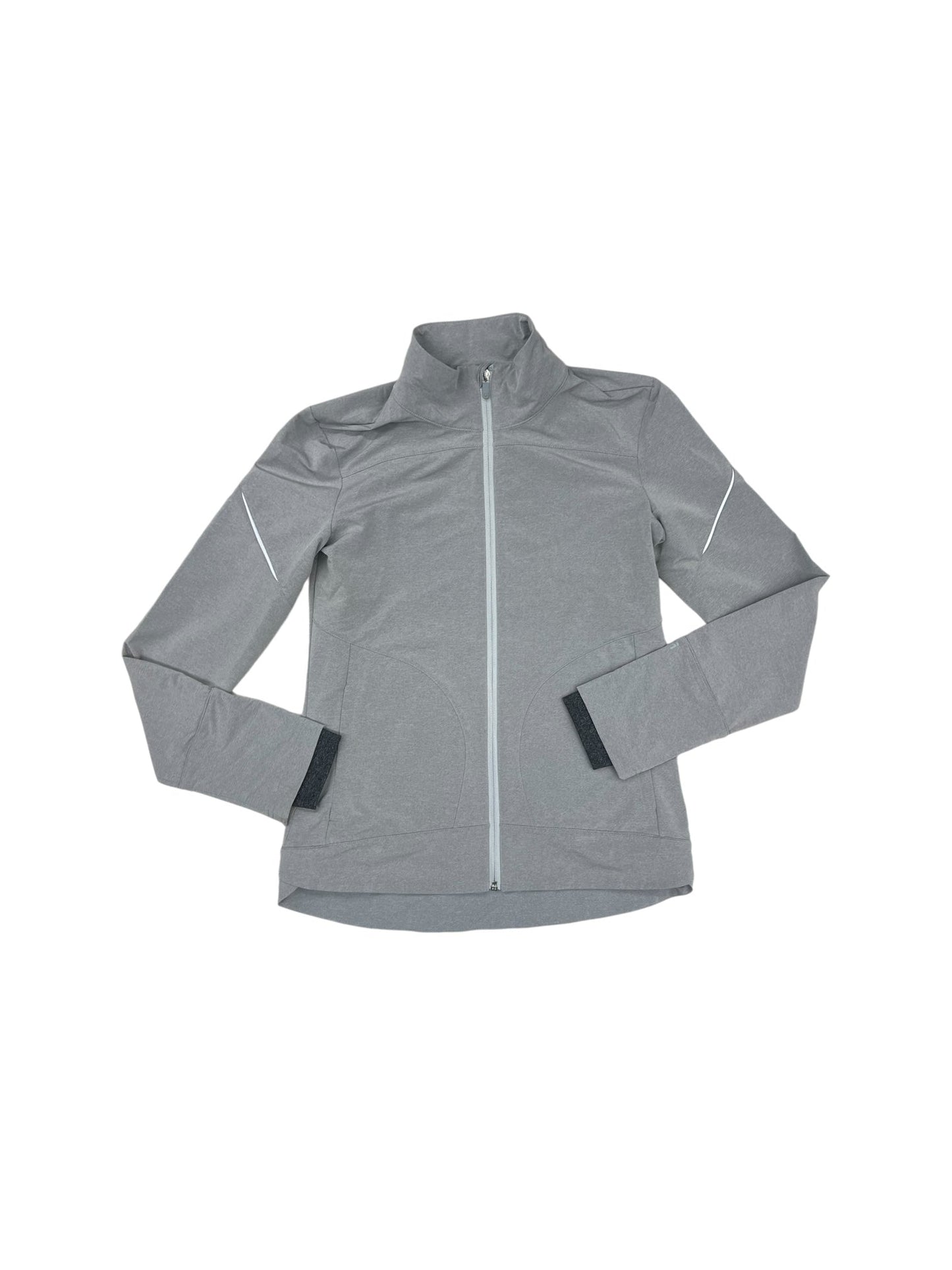 Jacket Windbreaker By Gapfit In Grey, Size: Xs