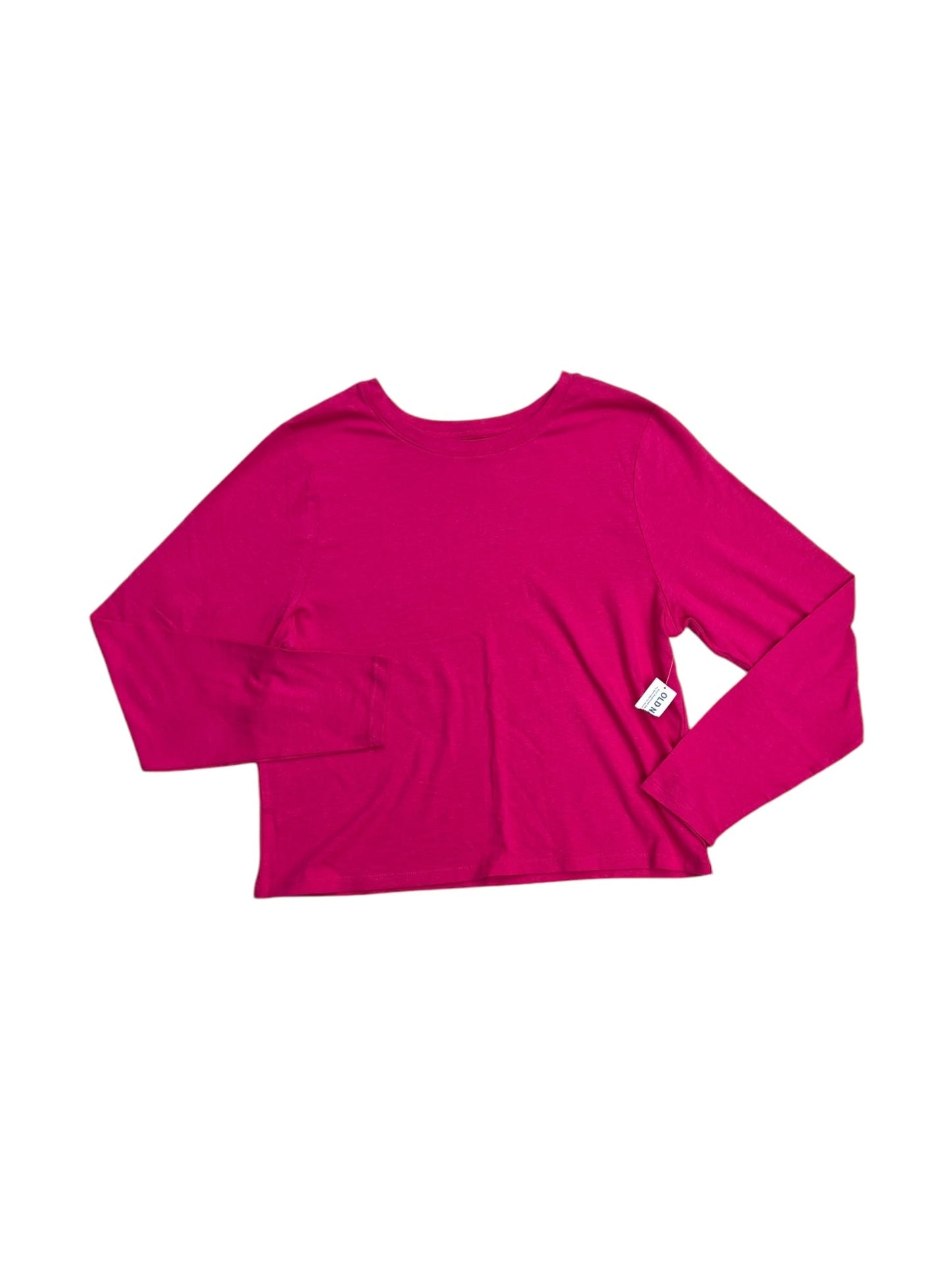 Top Long Sleeve By Old Navy In Pink, Size: Xl