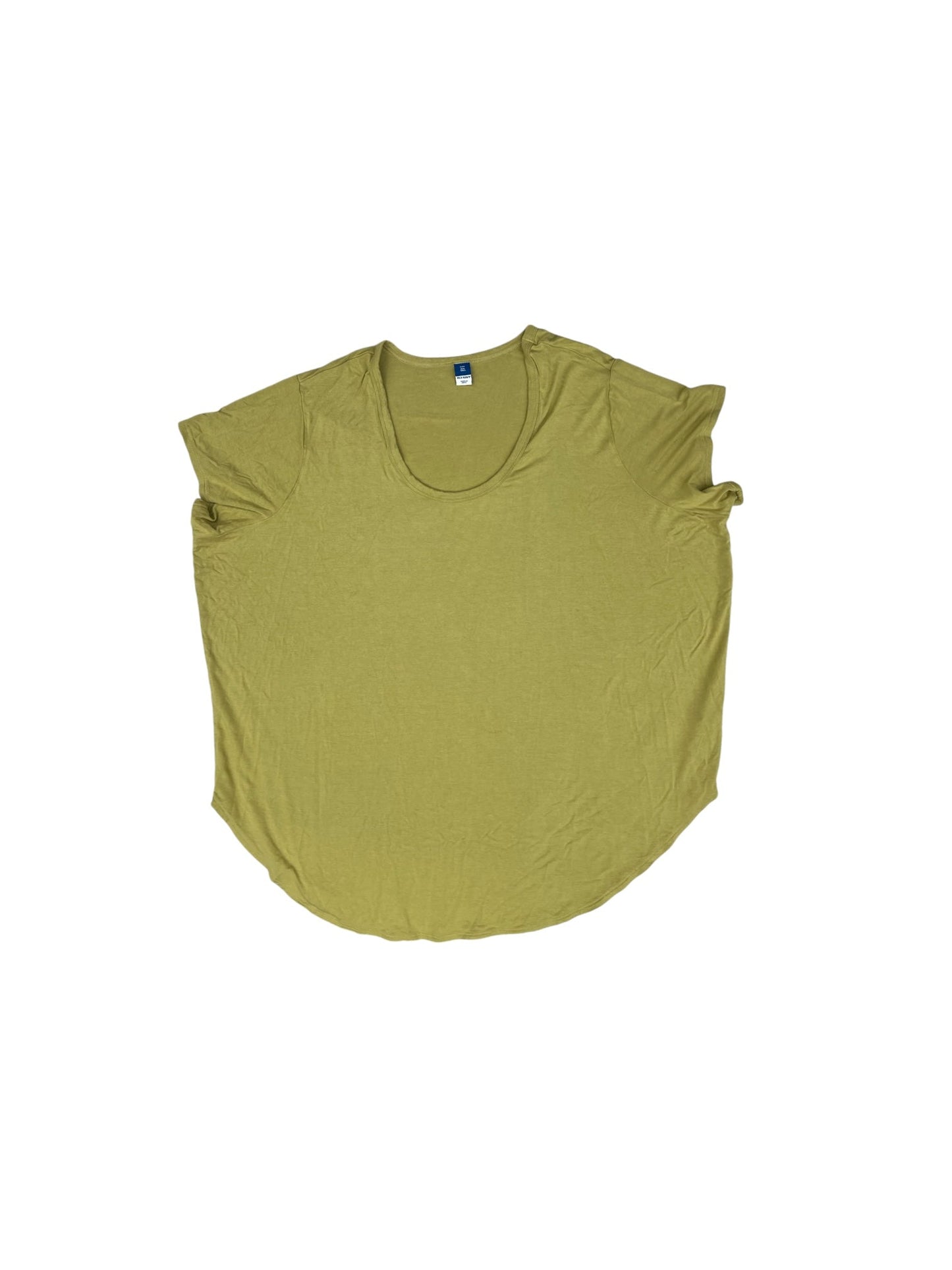 Top Short Sleeve By Old Navy In Green, Size: Xxl