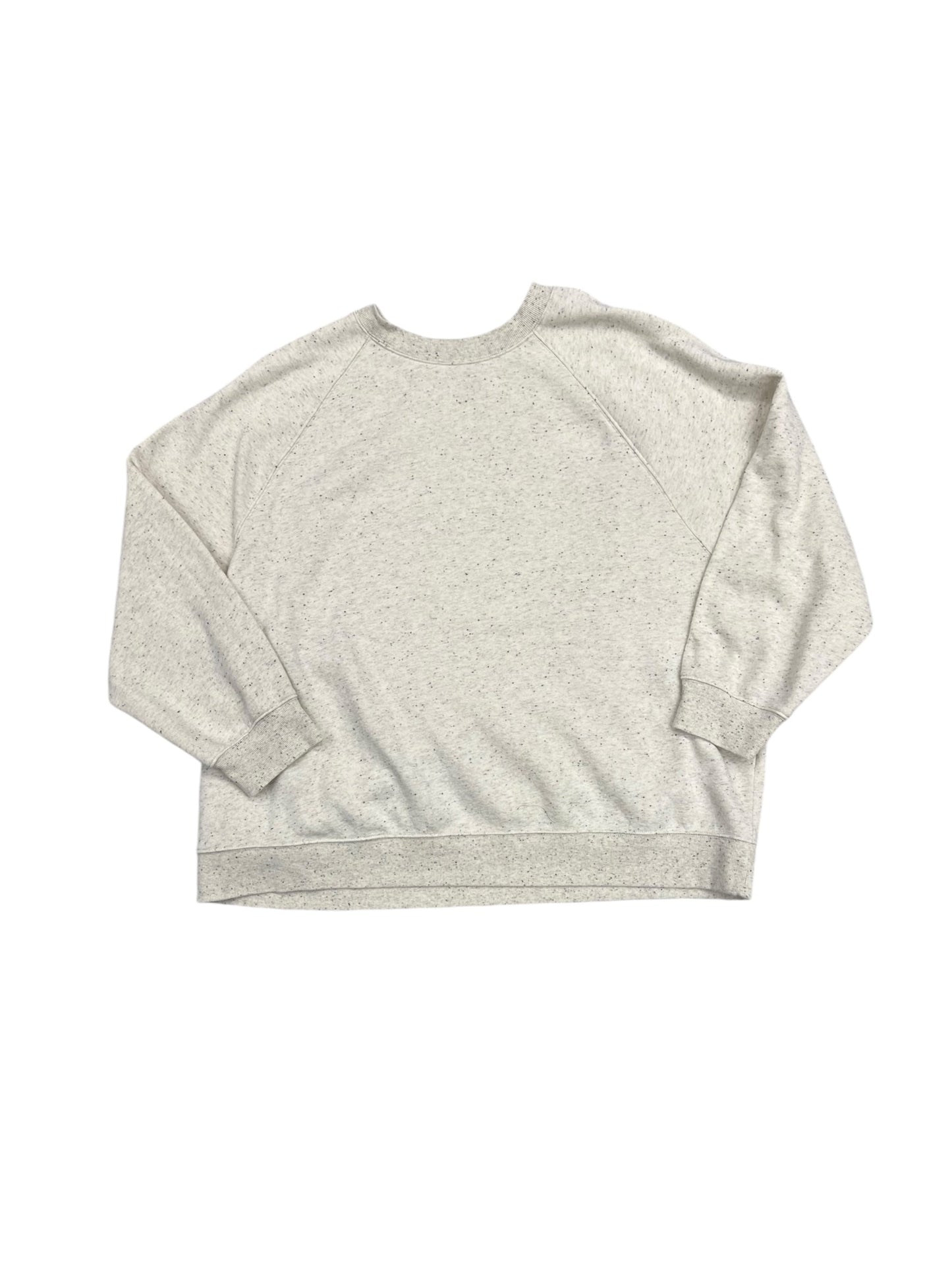 Sweatshirt Crewneck By Old Navy In Cream, Size: Xl