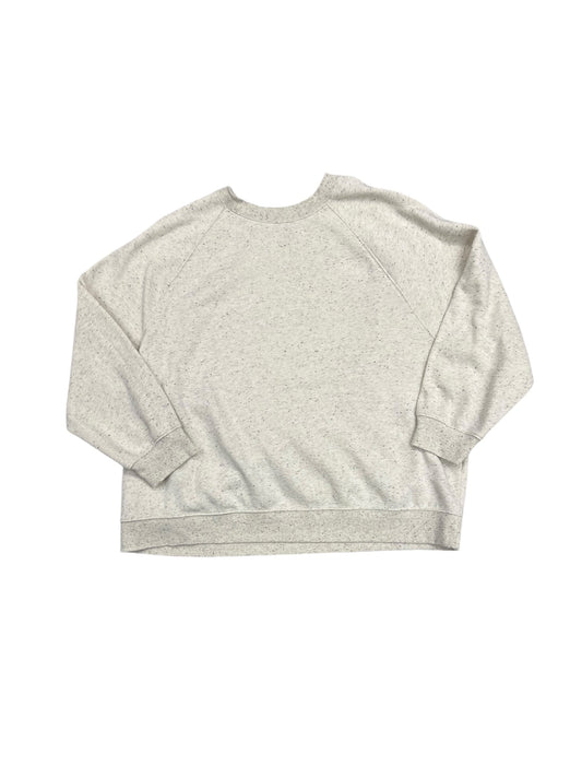 Sweatshirt Crewneck By Old Navy In Cream, Size: Xl