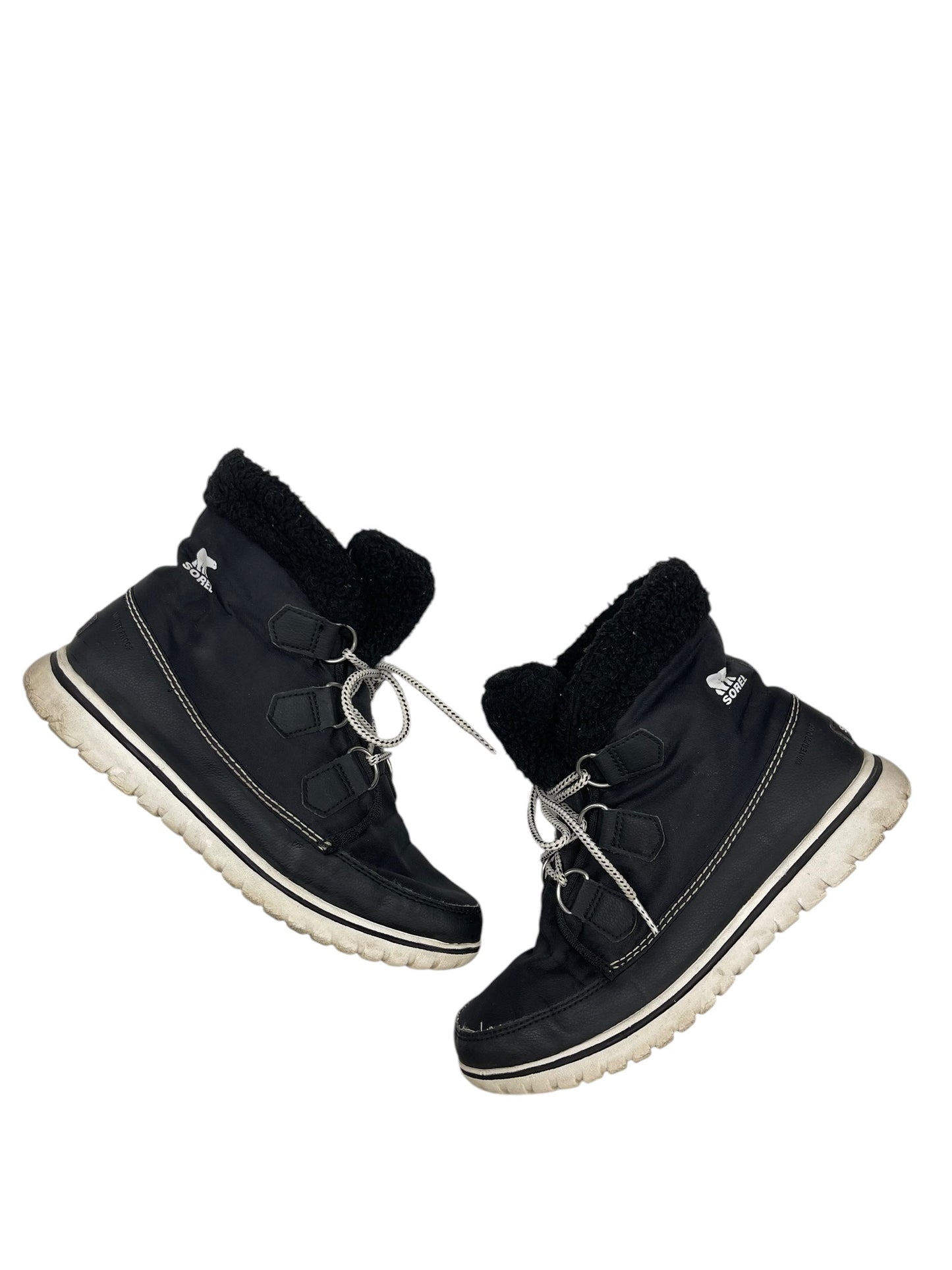 Boots Snow By Sorel In Black & White, Size: 9.5