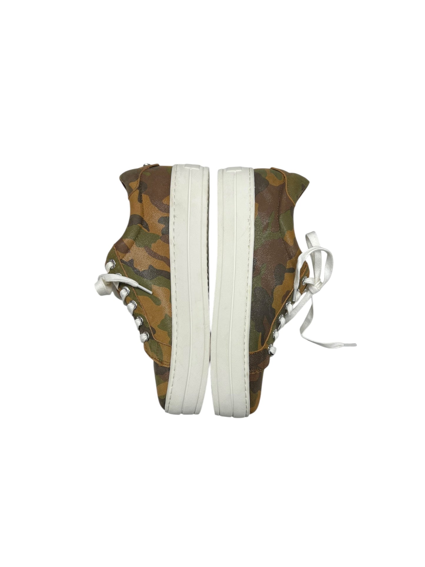 Shoes Sneakers By J Slides In Camouflage Print, Size: 7