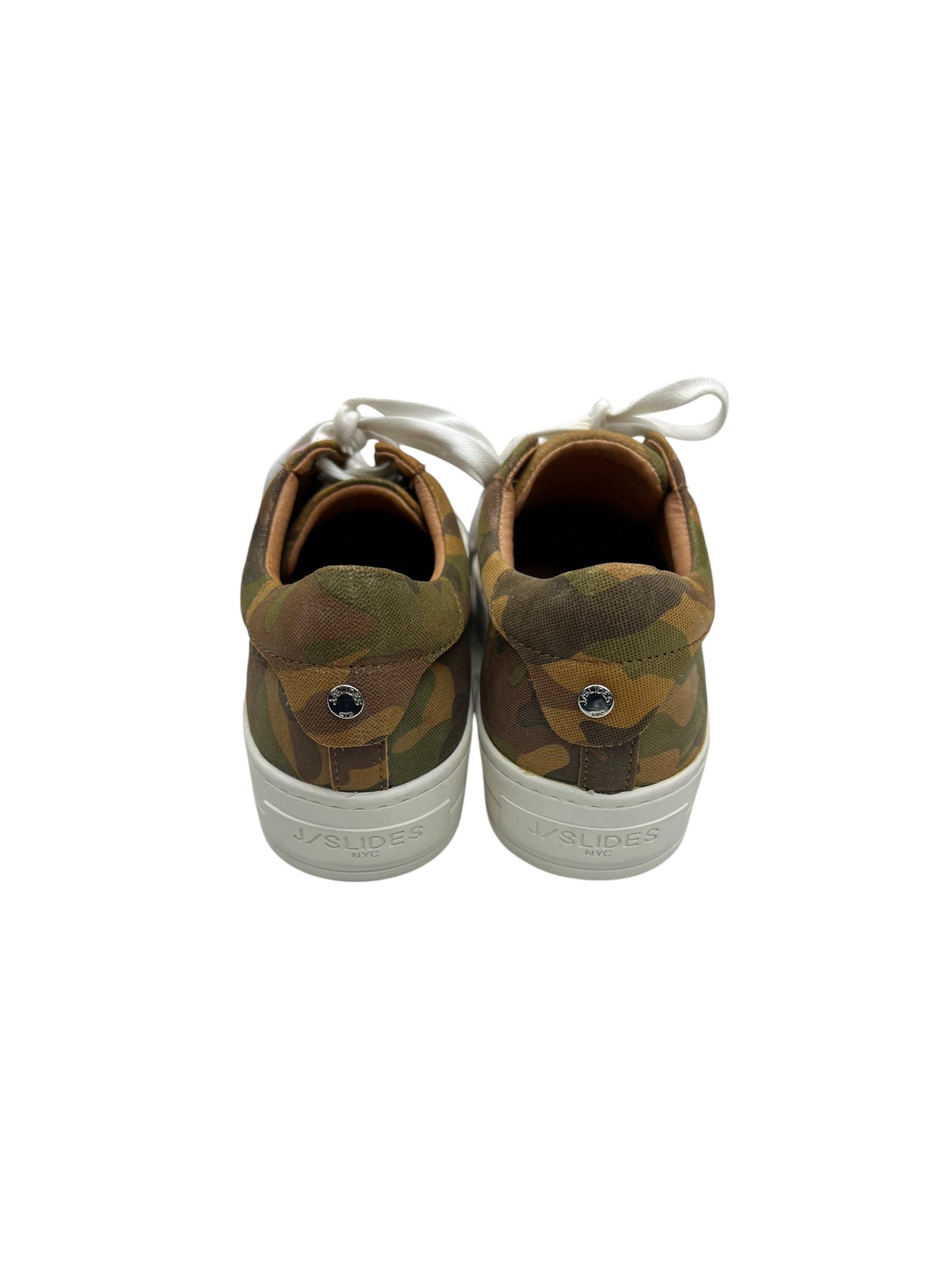 Shoes Sneakers By J Slides In Camouflage Print, Size: 7