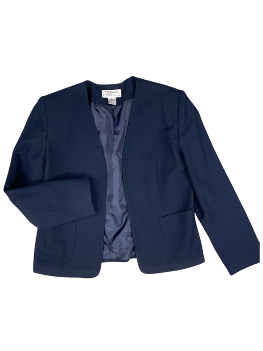 Blazer By Talbots In Navy, Size: 6