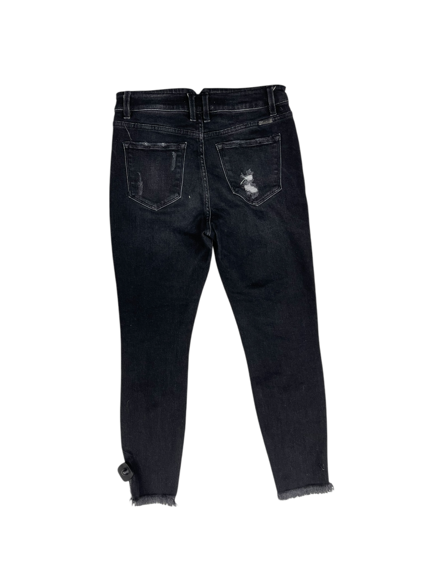 Jeans Skinny By Kancan In Black Denim, Size: M