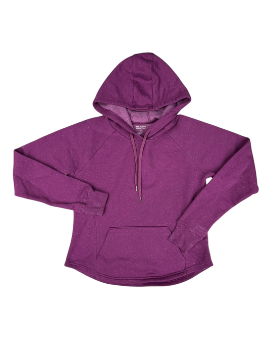 Sweatshirt Hoodie By Tek Gear In Purple, Size: S