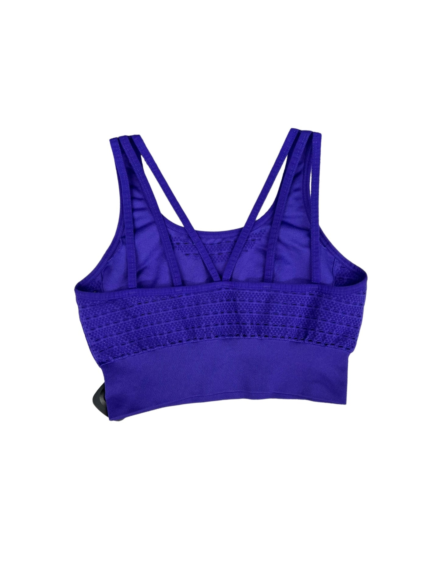 Purple Athletic Bra Gym Shark, Size M