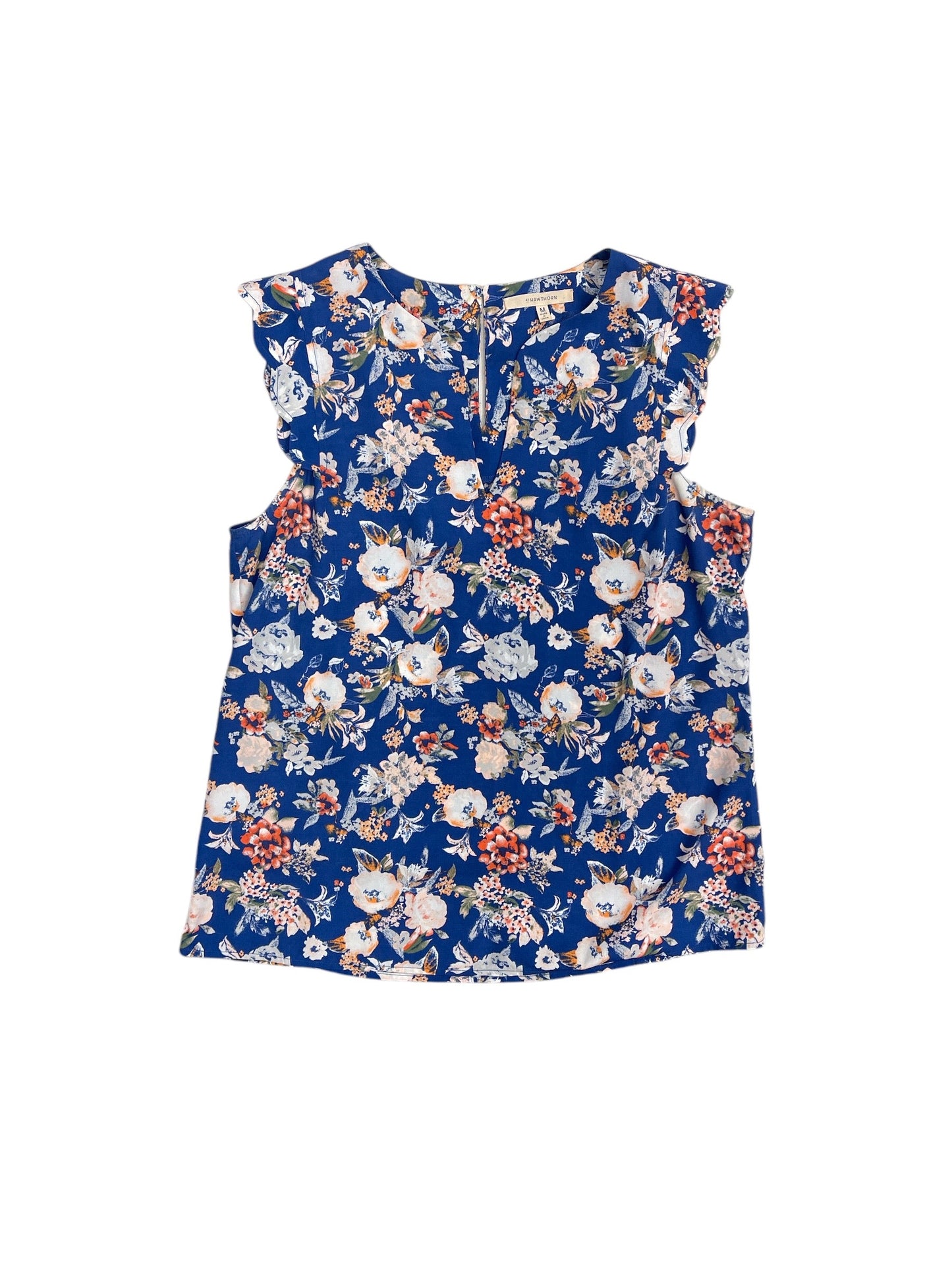 Top Sleeveless By 41 Hawthorn In Floral Print, Size: M