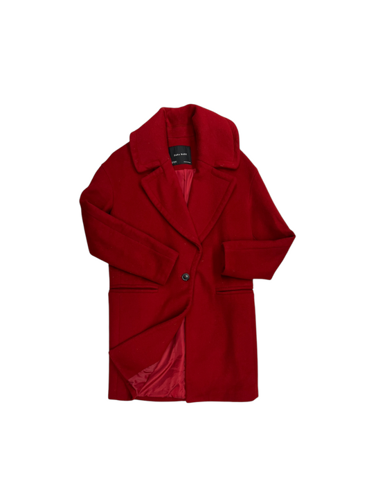 Jacket Other By Zara Basic In Red, Size: M