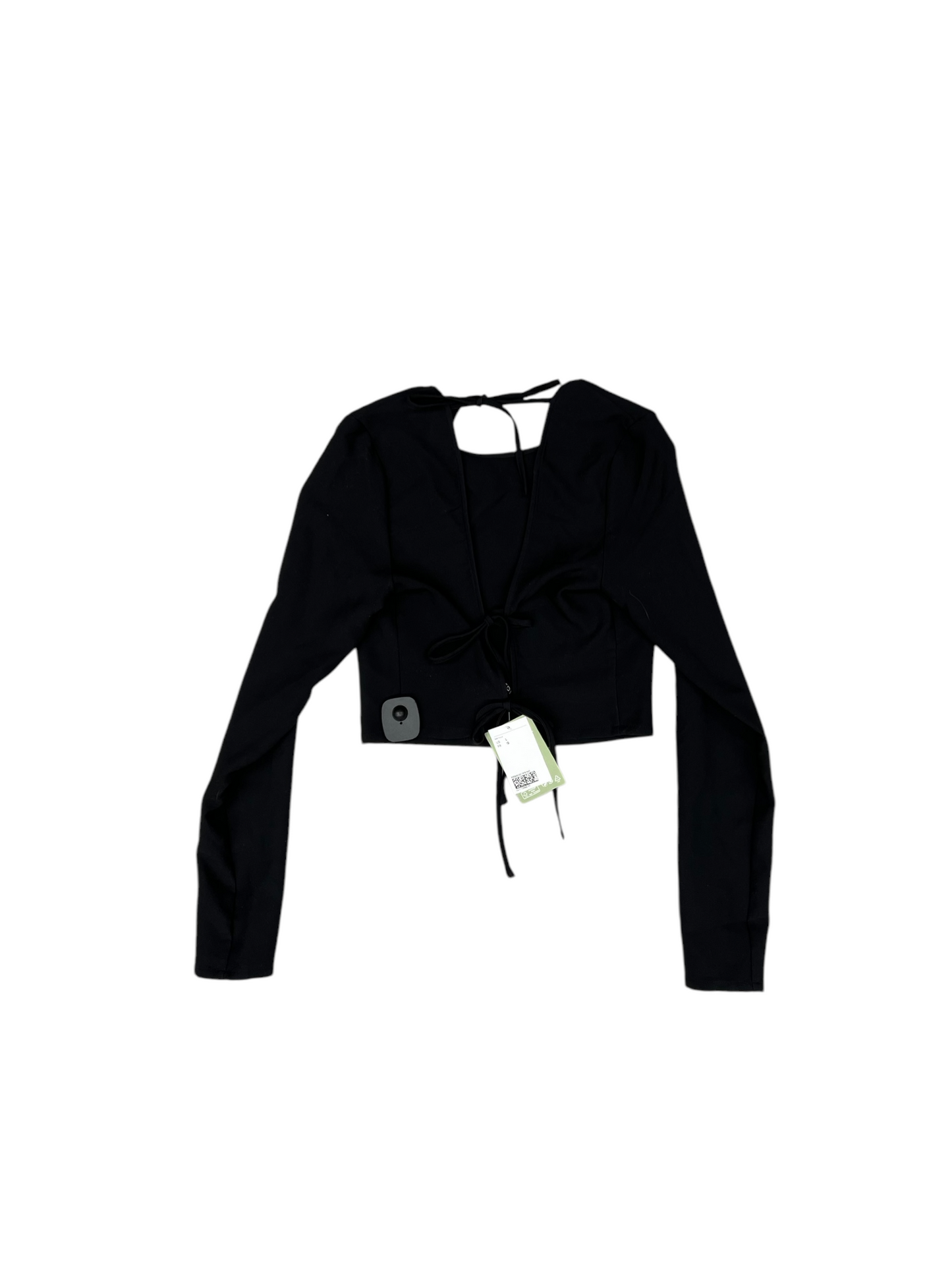 Top Long Sleeve By H&m In Black, Size: L