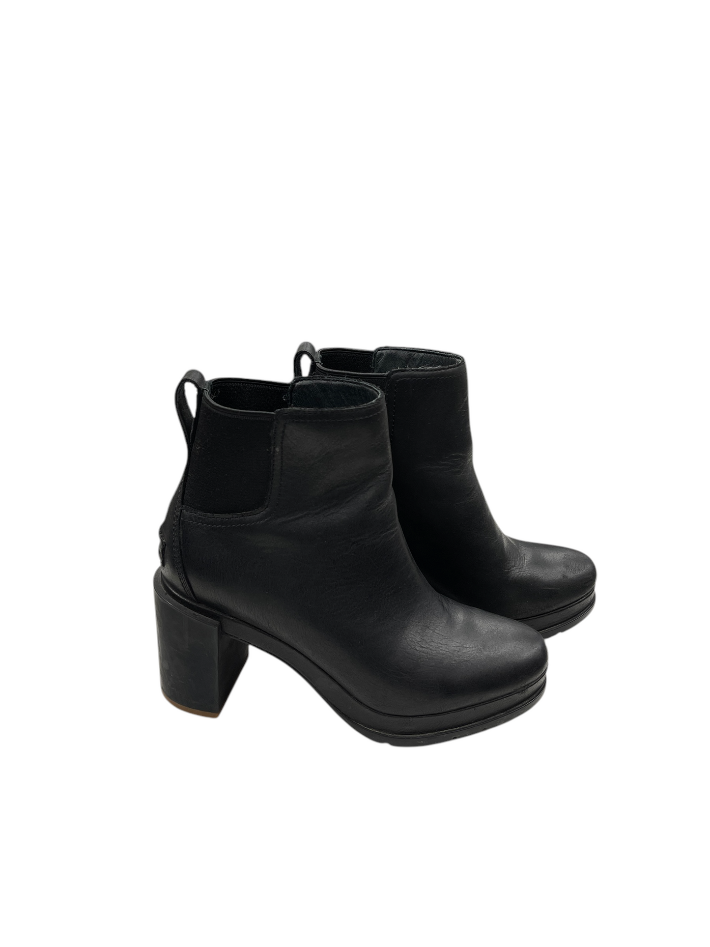 Boots Ankle Heels By Sorel In Black, Size: 7.5