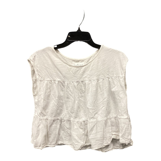 Top Sleeveless By Velvet In White, Size: Xs