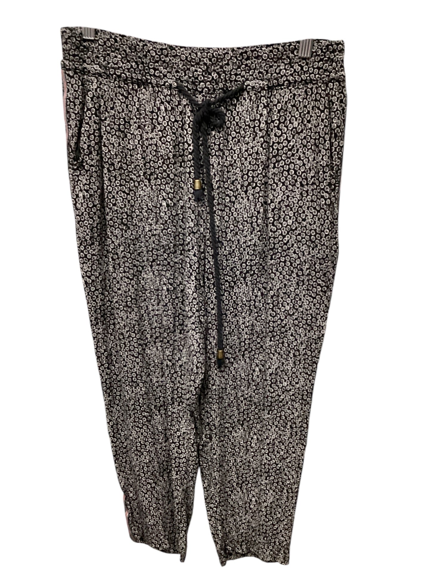 Pants Lounge By Anthropologie In Black Cream, Size: S