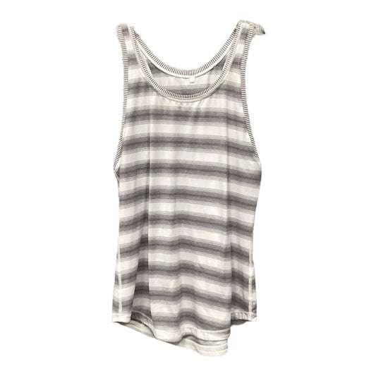 Tank Top By Lululemon In Grey & White, Size: S