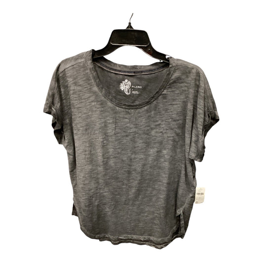 Top Short Sleeve Basic By Pilcro In Grey, Size: S