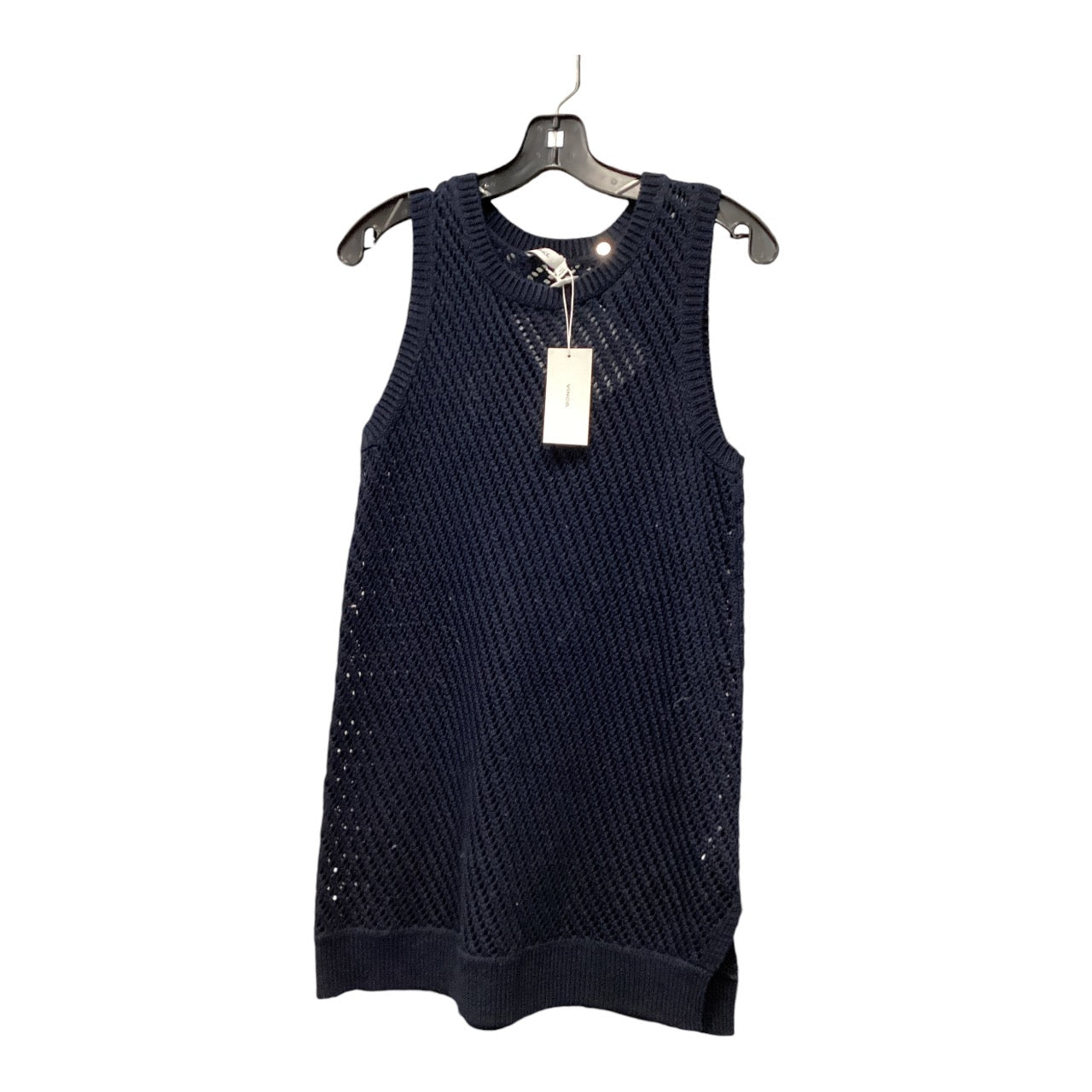 Vest Sweater By Vince In Blue, Size: S