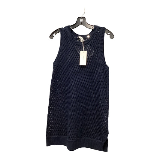 Vest Sweater By Vince In Blue, Size: S