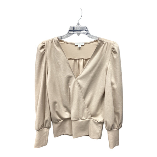 Top Long Sleeve By Allison Joy In Gold, Size: S