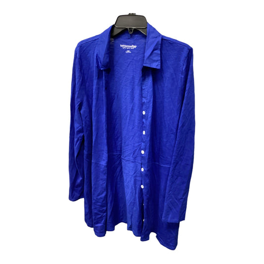 Top Long Sleeve By Soft Surroundings In Blue, Size: L