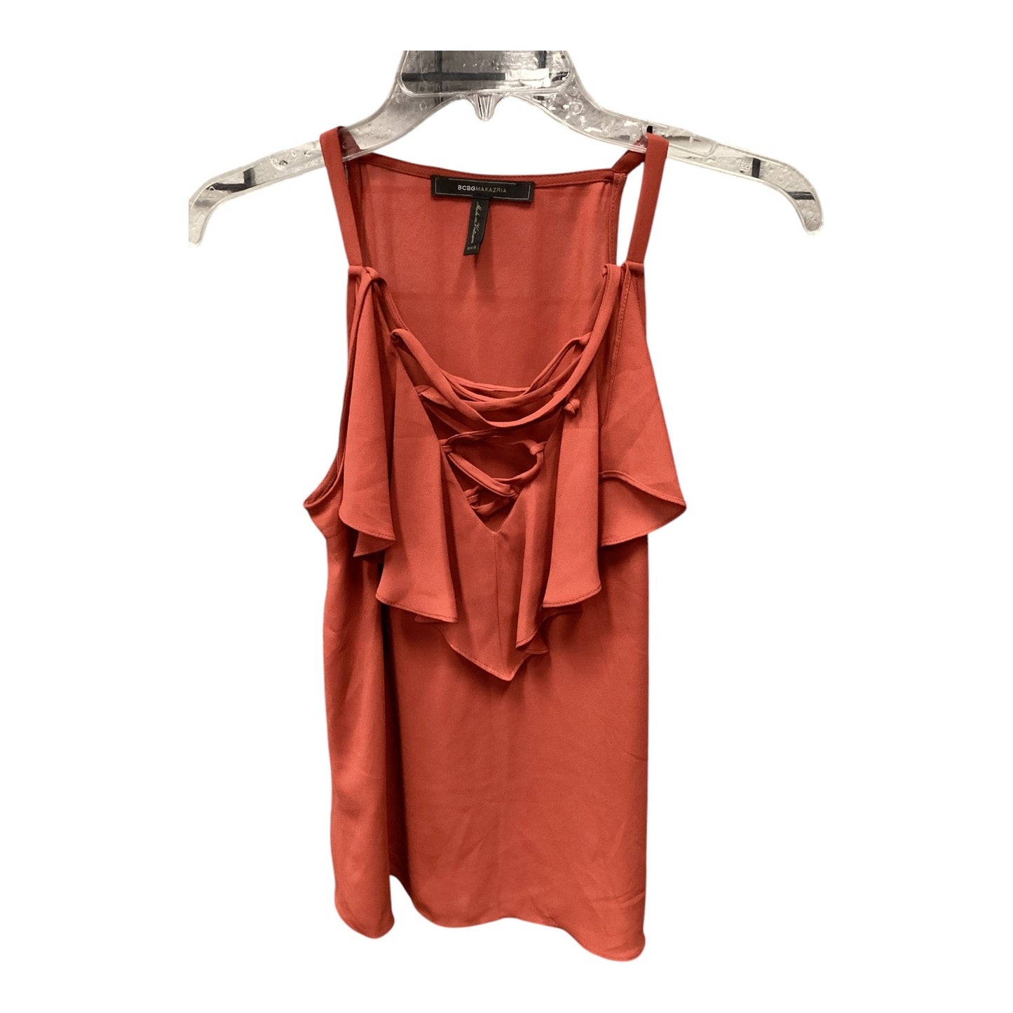 Top Sleeveless By Bcbgmaxazria In Red, Size: Xxs