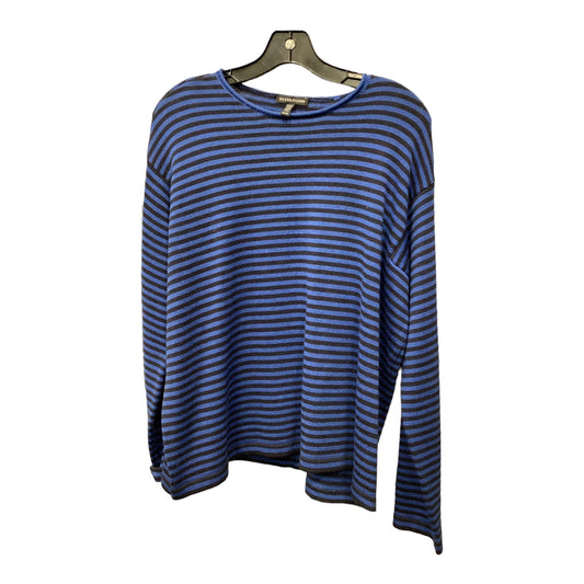 Sweater By Eileen Fisher In Blue Black, Size: Xs